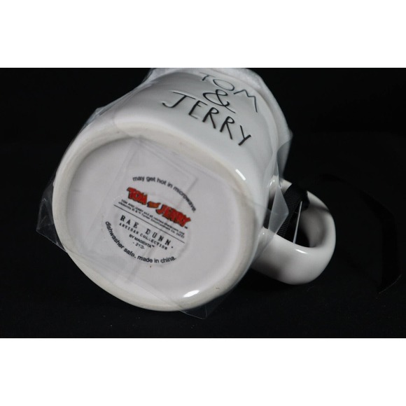 Rae Dunn Tom and Jerry Coffee Mug with Hammer Topper Lid - Picture 6 of 6
